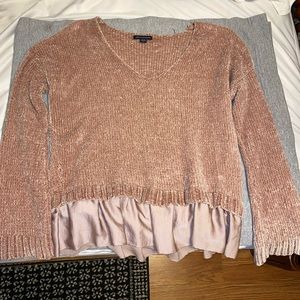 American Eagle Sweater with ruffle detail